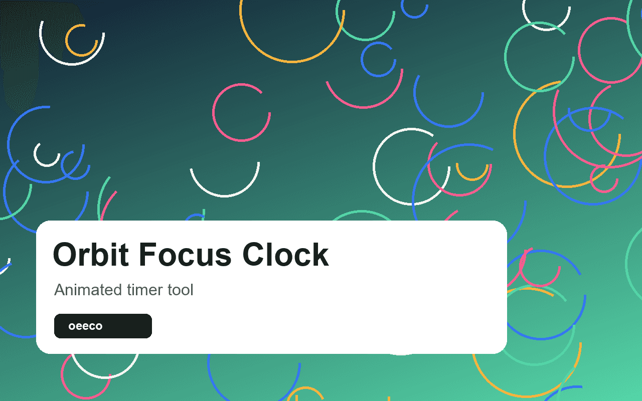 Orbit Focus Clock